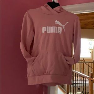 Pink puma hoodie